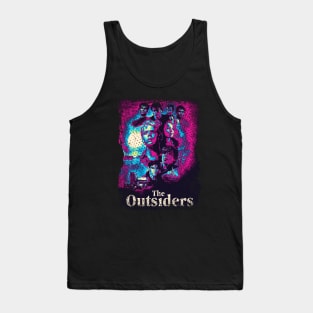 Ponyboys Perspective Embrace the Emotional Journey and Camaraderie of Outsiders' Characters Tank Top